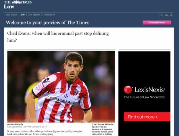 Ched Evans: When will his criminal past stop defining him?